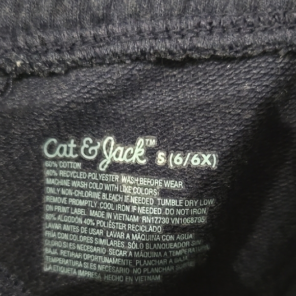 Cat & Jack Blue Casual Shorts with Elastic Waistband - Picture 2 of 3